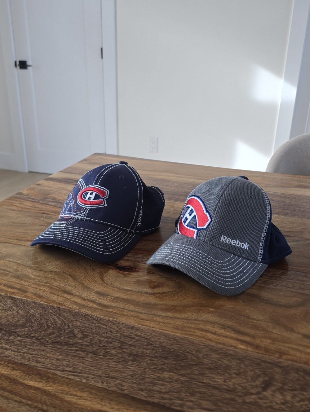 Reebok Kid's Navy and Gray Montreal Canadiens Baseball Cap